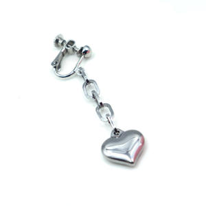 Orecchini a Cerchio in Acciaio Inox Non Forati con Pendente a Forma di Cuore Stile Death Note Ryuk, Gioielli <span class=keywords><strong>Anime</strong></span> - Product Image 4