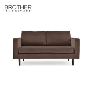 Moderna de mediados de siglo tapizado distintos de tejido de lino de asiento de amor sofá Sala sofás modernos - Product Image 2