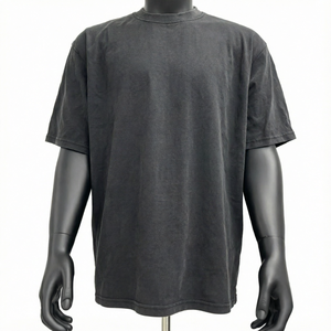 เสื้อยืดลำลองใส่ได้ทุกวัน เนื้อผ้านุ่มสบาย ระบายอากาศได้ดี ทรงปกติ แขนสั้น เสื้อผ้าเครื่องแต่งกาย - Product Image 1