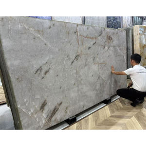 Dalles de quartz naturel de haute qualité Goldtop Stone OEM/ODM, blanches polies pour comptoirs et plans de toilette, avec garantie de 5 ans - Product Image 5