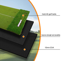 Tapis d'entraînement de golf direct d'usine pour tapis d'herbe de frappe de golf d'intérieur avec tapis de sport en matériau EVA de placement de balle