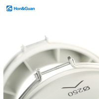 Ventilateur en ligne HF-250P étanche IP44 pour ventilation, ventilateur de conduit en ligne, OEM/ODM, grand débit d'air, extracteur d'air