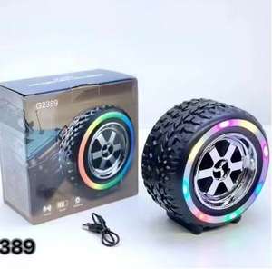 G2389 Enceinte BT portable <span class=keywords><strong>sans</strong></span> <span class=keywords><strong>fil</strong></span> en forme de roue Offre Spéciale Subwoofer Support <span class=keywords><strong>FM</strong></span> <span class=keywords><strong>Radio</strong></span>/TF/USB Playback Creative Hot Active Speaker - Product Image 3
