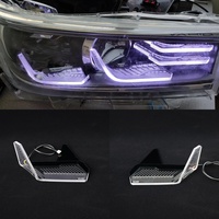 Faros Delanteros LED RGB Personalizados de Acrílico para Toyota Innova Reborn, Modificación Universal, Control por Aplicación, Actualización de Luces DRL de Cristal