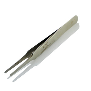 Pinzas de acero inoxidable Vetus ST-13, instrumento de precisión con punta plana para reparación de electrónica - Product Image 4