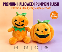Peluche de Calabaza de Halloween, Muñeco de Peluche Jack O'Lantern de Algodón PP, Decoración para el Hogar, Fiestas, Sofá, Regalo Kawaii, Diseño Personalizado, 20 cm