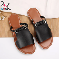 Chaussons d'été pour femmes, plateforme respirante, mode, confortables, pour la maison, usage intérieur, décontracté