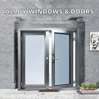 Ventanas correderas abatibles de aleación de aluminio de alto rendimiento Diseño moderno elegante Colgante de apertura horizontal seguro y eficiente en energía