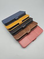 Étui portefeuille de luxe pour iPhone 18 17 16 15 Pro Max 16e 14 13 avec porte-cartes, étui magnétique en cuir à rabat
