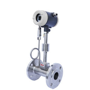 Düşük Maliyetli 4-20mA Gaz Sıvı Akış Ölçer Vorteks Akış Ölçer Sıvı/Gaz/Su için OEM Özelleştirilebilir Paslanmaz Çelik Yüksek Hassasiyetli - Product Image 1