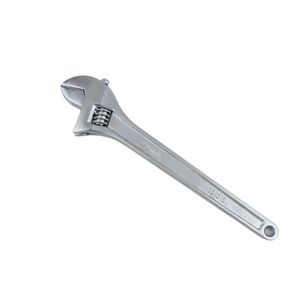 Adjustable Wrench 1 1/2 In Metric Chrome Vanadium Steel Industrial Manual Single End Smooth Jaw - Product Image 3