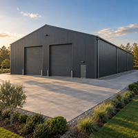Atelier en structure acier sur mesure, isolation acoustique, conforme CE, entrepôt métallique résistant aux intempéries, bâtiment industriel