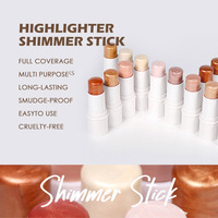 Vente en gros Surligneur Bâton Maquillage Sans Logo Surligneur Visage Blush Bâton Contour Bronzer Marque privée Surligneur Bâton