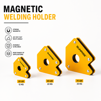 Fixateur de soudage robuste transfrontalier à trois points, outil magnétique en fer et aimant, sans interrupteur, positionnement par adsorption