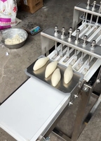 Machine automatique à façonner la pâte à baguette, rouleau à pâte à pain pour boulangerie
