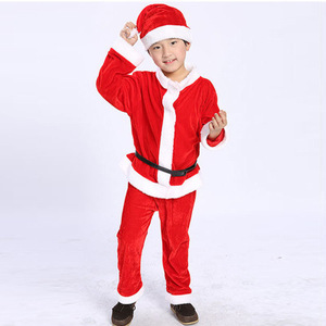 Children's Christmas Costume Santa Outfit Red White Set Performance Dance Wear For <b>Boys</b> Girls Holiday Party Dress <b>Up</b> Clothes - Product Image 3