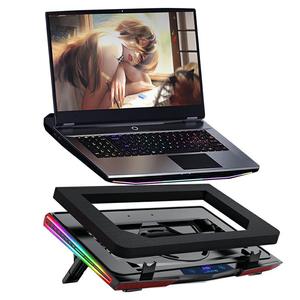 Leistungsstarker Doppelturbo-Lüfter mit 3200 U/min, Hochleistungs-Laptop-Kühlpad 17,3 Zoll mit Gummiringdichtung, Laptop-Kühlerpad - Product Image 5