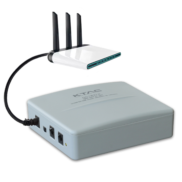 OEM 18650 Lithium Battery Backup Power Supply Online DC 9V 12V 9V 5V Mini UPS for WiFi Router IP Camera Modem