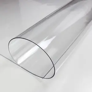 Filme de folha de mesa de plástico flexível pvc transparente durável