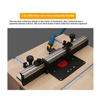 Soporte Trasero para Máquinas de Grabado, Fresadoras Eléctricas y Recortadoras de Bordes, Banco de Trabajo para Máquina de Grabado Invertida para Trabajos de Carpintería y Bricolaje