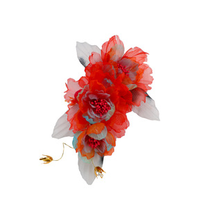 Design original, nouvelle coiffe en fleurs de soie éthérées pour Hanfu traditionnel, adaptée à un usage quotidien, aux studios photo et - Product Image 5