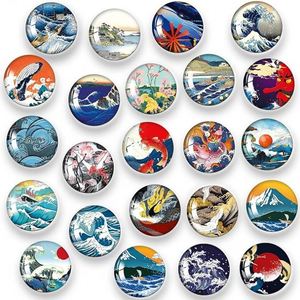 Vente en gros d'autocollants magnétiques en verre cristal 3D de 30 mm, style DIY, pour la maison, le réfrigérateur, Noël, fabricant direct, matériau plastique - Product Image 2