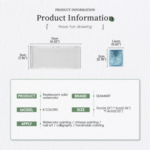 Pigments solides faits à la main pour la peinture et l'ombrage d'<span class=keywords><strong>art</strong></span> des ongles, aquarelle couleur pure, best-seller - Product Image 4