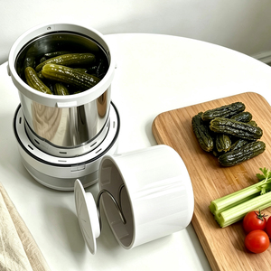 Essoreuse à salade domestique facile à nettoyer, filtre d'égouttage d'eau pour légumes, gadget de cuisine pratique pour fruits, légumes et aliments quotidiens - Product Image 4