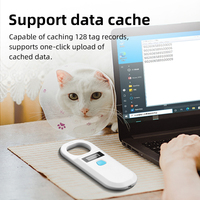 WYUAN W90A 134,2 KHz lector RFID de etiquetas de animales portátil de mano de KHz para mascotas, gatos, perros, peces, ganado, ovejas, microchip escáner inalámbrico ISO11784/85