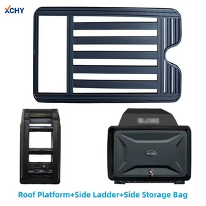 Plateforme <span class=keywords><strong>de</strong></span> <span class=keywords><strong>toit</strong></span> en aluminium avec échelle latérale et <span class=keywords><strong>sac</strong></span> <span class=keywords><strong>de</strong></span> rangement <span class=keywords><strong>pour</strong></span> BYD Fang Cheng Bao 5/8/Ti3/Ti7 2024-2026, charge utile <span class=keywords><strong>de</strong></span> 100 kg, kit tout-terrain - Product Image 3