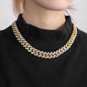 Collar Cubano Hip Hop de 15MM, Joyería Hip Hop, Cadena Cubana para Hombre y Mujer - Product Image 3