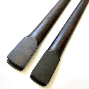 Hot sale 25.5" 22 Fret One Piece Wenge Wood Guitar Neck for ST Style Guitars - Product Image 2