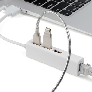 Concentrador <span class=keywords><strong>de</strong></span> red Ethernet sin unidad, adaptador Ethernet <span class=keywords><strong>de</strong></span> 10/100 Mbps para Mac, iOS, portátil, PC, <span class=keywords><strong>Windows</strong></span>, RTL8152, 2,0 Hub, RJ45 - Product Image 6