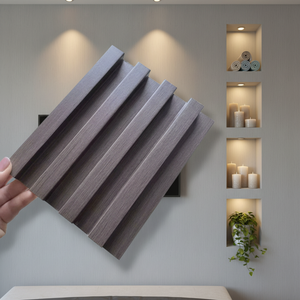 Revêtement mural en WPC imitation bois, directement de l'usine, pour le marché américain, isolation thermique, panneau mural décoratif - Product Image 2