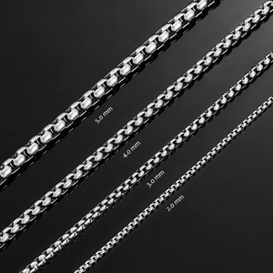 <span class=keywords><strong>Cadena</strong></span> de Acero Inoxidable de 2mm/3mm/4mm/5mm/6mm de Grosor, Estilo Clásico, para Hombre y Mujer, de 14 a <span class=keywords><strong>40</strong></span> Pulgadas - Product Image 2