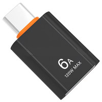 Chargeur rapide D1896 120w 6a adaptateur usb otg usb 3.0 a mâle vers type c femelle