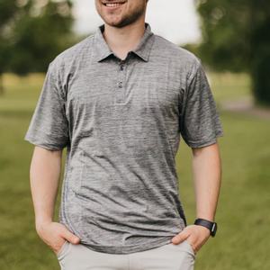 Polo de golf personnalisé pour homme, tendance vintage, en laine tropicale, néon, spandex, séchage rapide, Hyperfavor Blank - Product Image 2