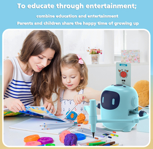 Vẽ Tranh toán học Đồ chơi chủ đề Hình ảnh vẽ Robot công nghệ cậu bé Cô Gái Tự động vẽ tranh học tập nghệ thuật đào tạo máy đồ chơi - Product Image 4