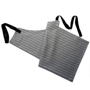 Tablier en coton gris de style nordique, motif à carreaux, 100% coton, pour la restauration, usage quotidien, femmes, hommes, adultes - Product Image 5