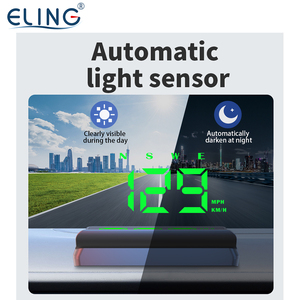 ELING HUD GPS Velocímetro Head up Pantalla de velocidad digital MPH KM/H Brújula para todos los vehículos <span class=keywords><strong>Coche</strong></span> a prueba de agua - Product Image 4