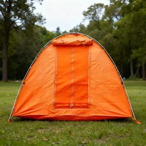 Tenda de Camping Glamping de 1 Quarto para Três Estações com Logotipo Personalizado Direto da Fábrica, Oxford 800D Espessado, Impermeável e Abertura Automática Rápida - Product Image 1