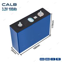 بطارية CALB L160F100 أصلية 3.2 فولت 100 أمبير ساعة من نوع LiFePO4، بطارية LFP لتخزين الطاقة الشمسية، نظام الطاقة المنزلية، UPS، ESS.
