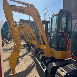 Entrega Rápida, Excavadora Komatsu55 Usada y Económica de 5.5 Toneladas, Motor Original, Bomba Hidráulica, Caja de Cambios, Rodamiento de Motor, 1 Año de Garantía, EPA - Product Image 1