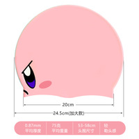 Bonnets de bain en silicone professionnels personnalisés pour enfants, 60g pour enfants