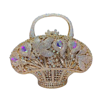 Pochette de soirée Daiwei avec strass, nœud personnalisé, pochette en cristal, sac de dîner en diamant, sac de fête pour femme, sac à main de luxe