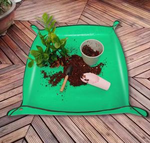 Tapis de rempotage de nettoyage pour la transplantation de plantes d'intérieur Tapis de rempotage épais et tapis de jardinage imperméable pliable - Product Image 6