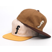 Hotselling 5-panel 3D geborduurde logo petten, ongestructureerde petten