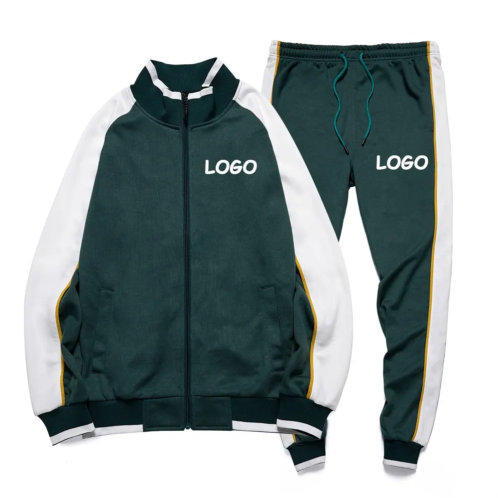 Custom Gym Wear Men Training Jogging Wear Soccer Training Tracksuit Sports Sweat Suit Wear Jogger Set Track Suit Swear Suit Men