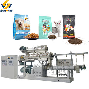 Línea de Producción de Alimentos para Cachorros y Gatitos, Totalmente Automática, de Acero Inoxidable, con Motor de Extrusión de Doble Tornillo - Product Image 1