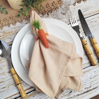 WML003 Best-seller Serviettes de table en coton 100% de couleur unie, douces et luxueuses, réutilisables, pour la maison et les fêtes de mariage